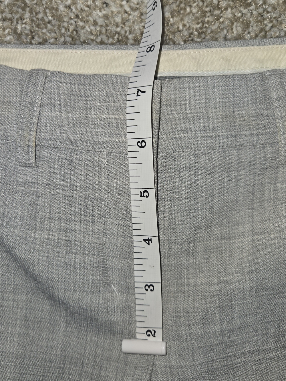 Express Women's Light Gray Boot Cut Dress Pants - Picture 5 of 6